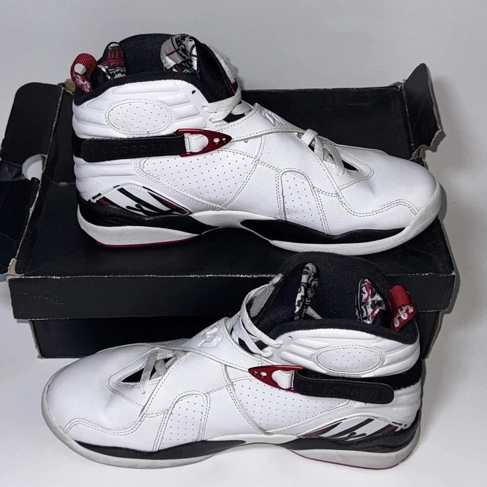 Size 10.5 - Air Jordan 8 Retro Alternate White Red Black